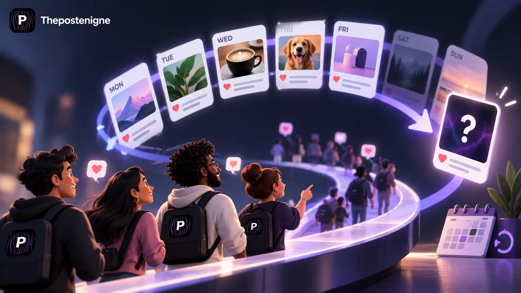 Recurring social media content series that encourages customers to return, featuring weekly posts, audience engagement, episodic content, and a consistent branded content loop.
