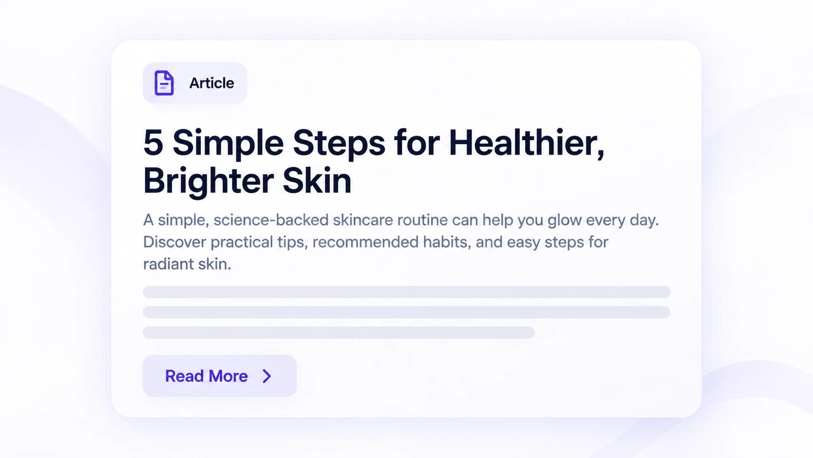 Article created in The Post Engine